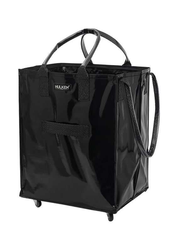 A tote bag with wheels