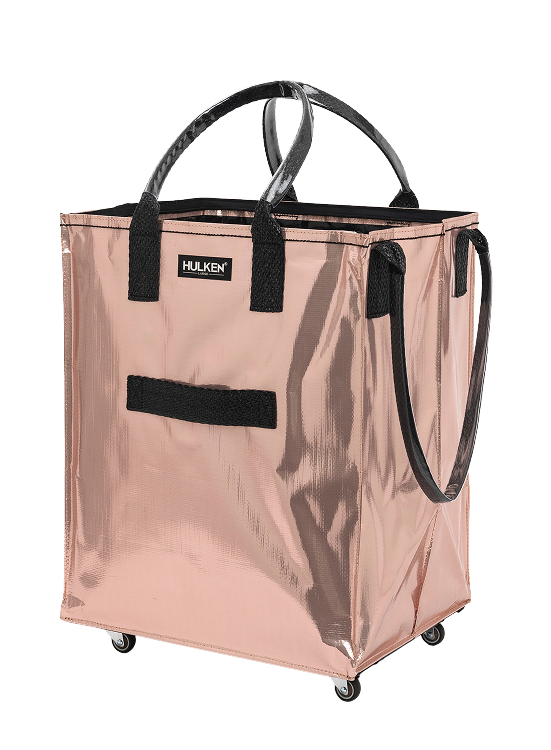 Rose gold tote bag