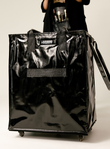 A black Hulken tote